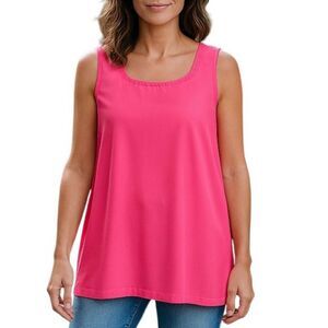 Maggie Barnes | Beaded Coral Tank Top
